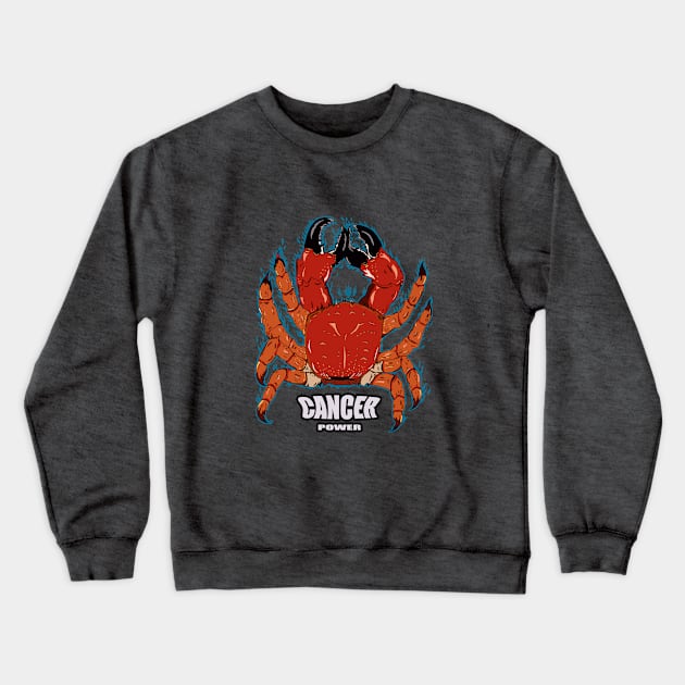 zodiac cancer Crewneck Sweatshirt by Ragna.cold